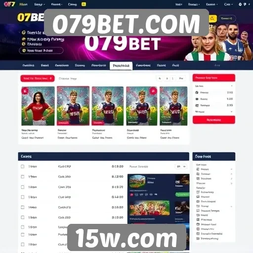 Interface do usuário do 079BET.COM é intuitiva